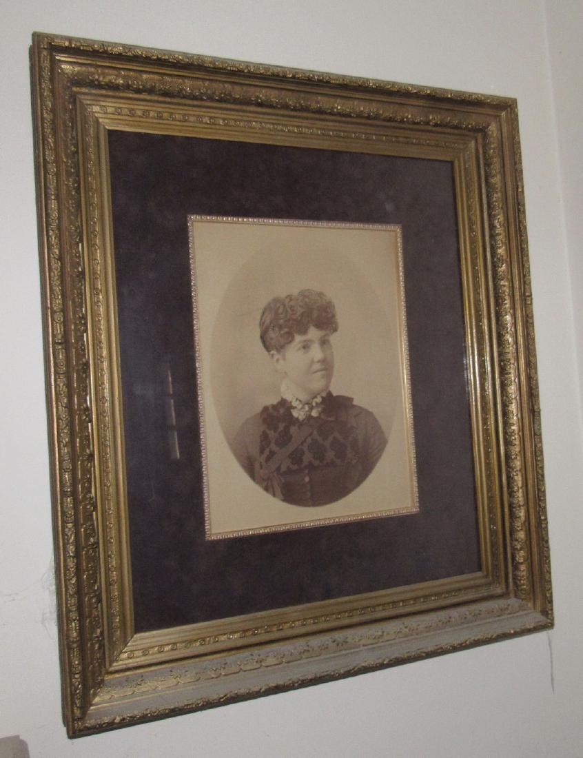 Photo of Woman in Gold Guilted Frame (1 of 1)