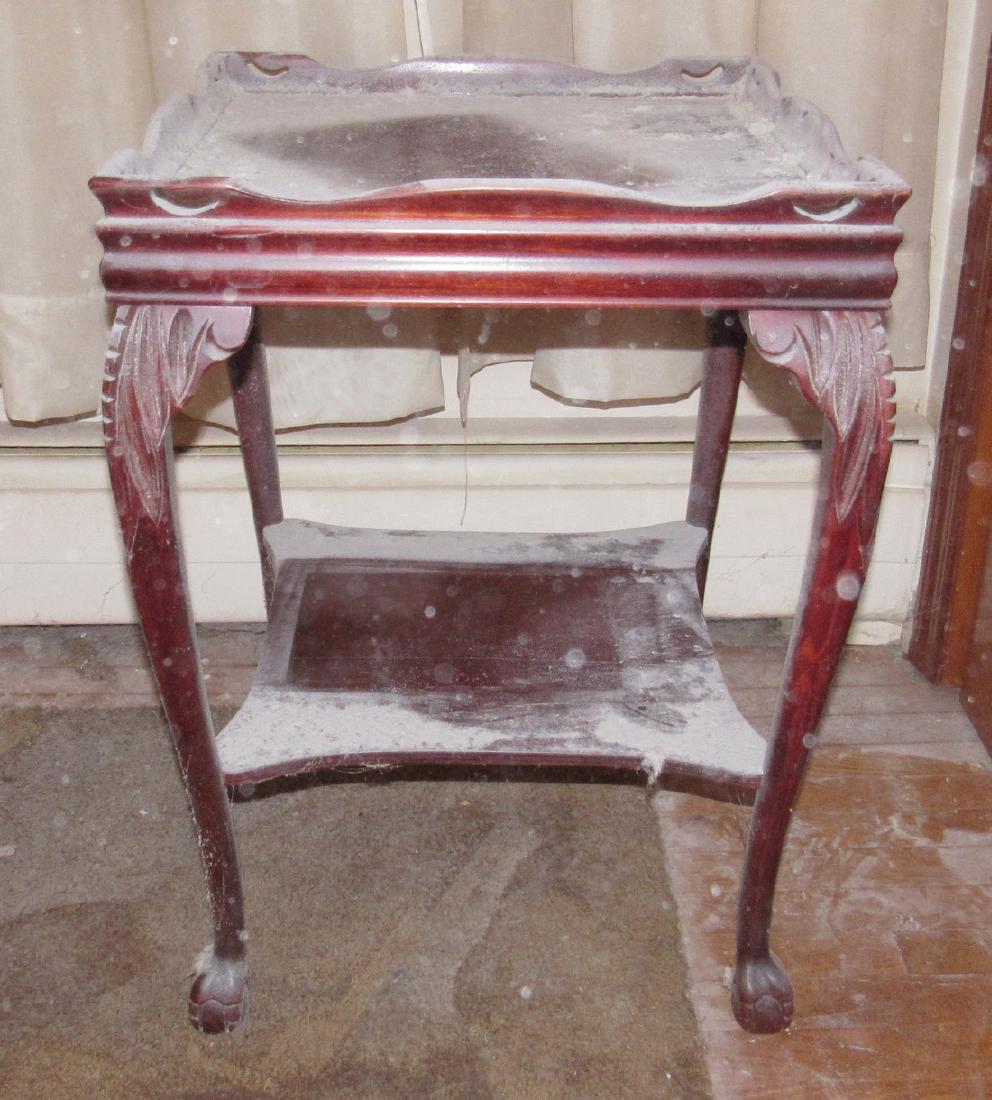 Claw Foot 2 Tier Table (1 of 3)
