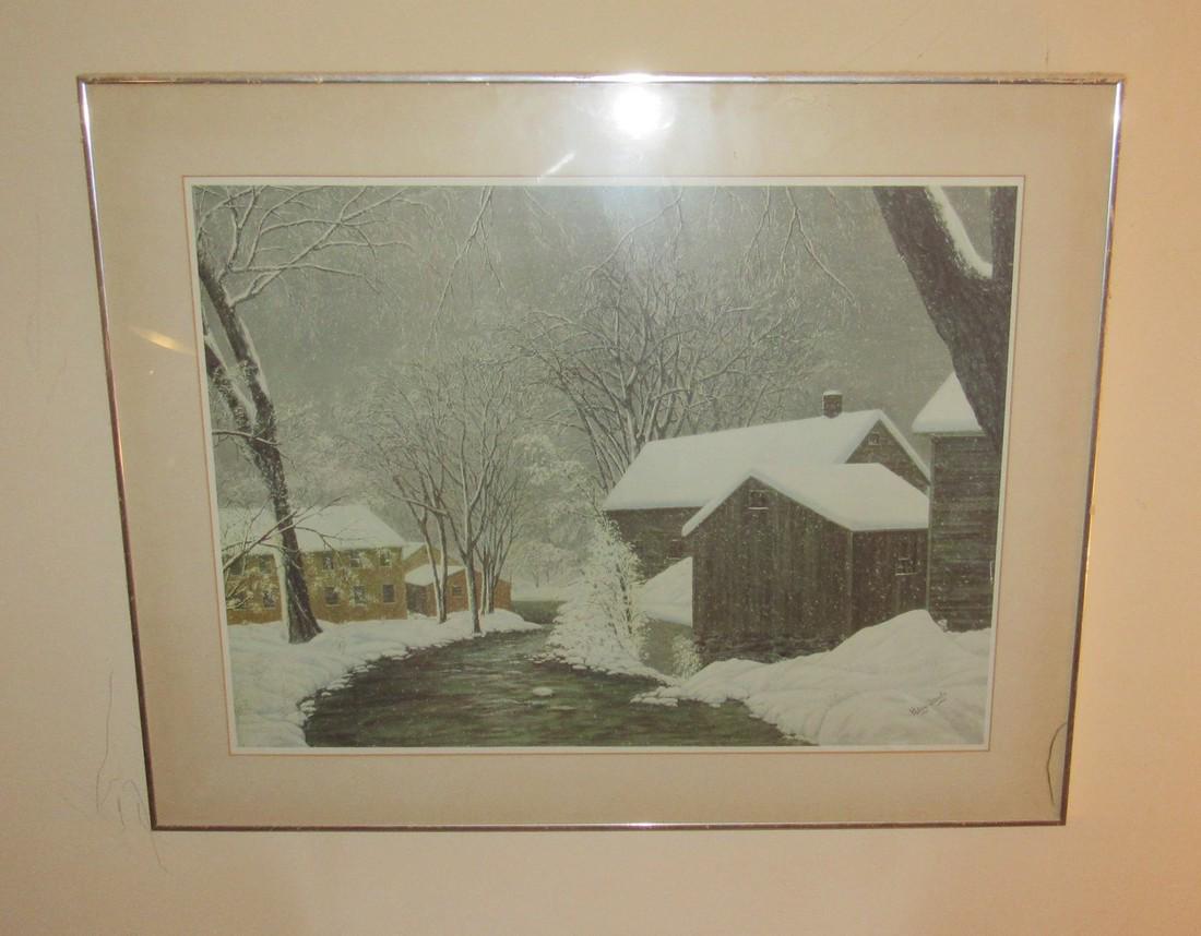 Patsu Santo Winter Scene Print (1 of 2)