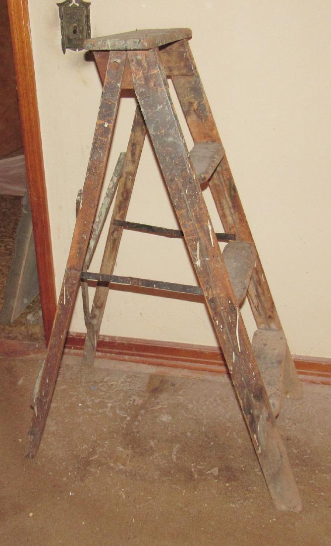 Vintage Wooden Step Ladder (1 of 4)