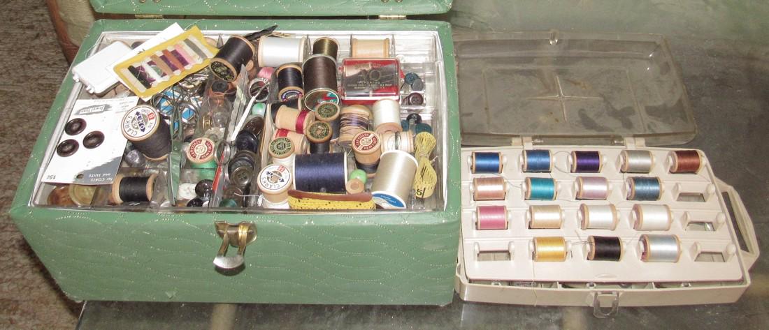 Buttons Thread Thimbles Sewing Lot (1 of 5)