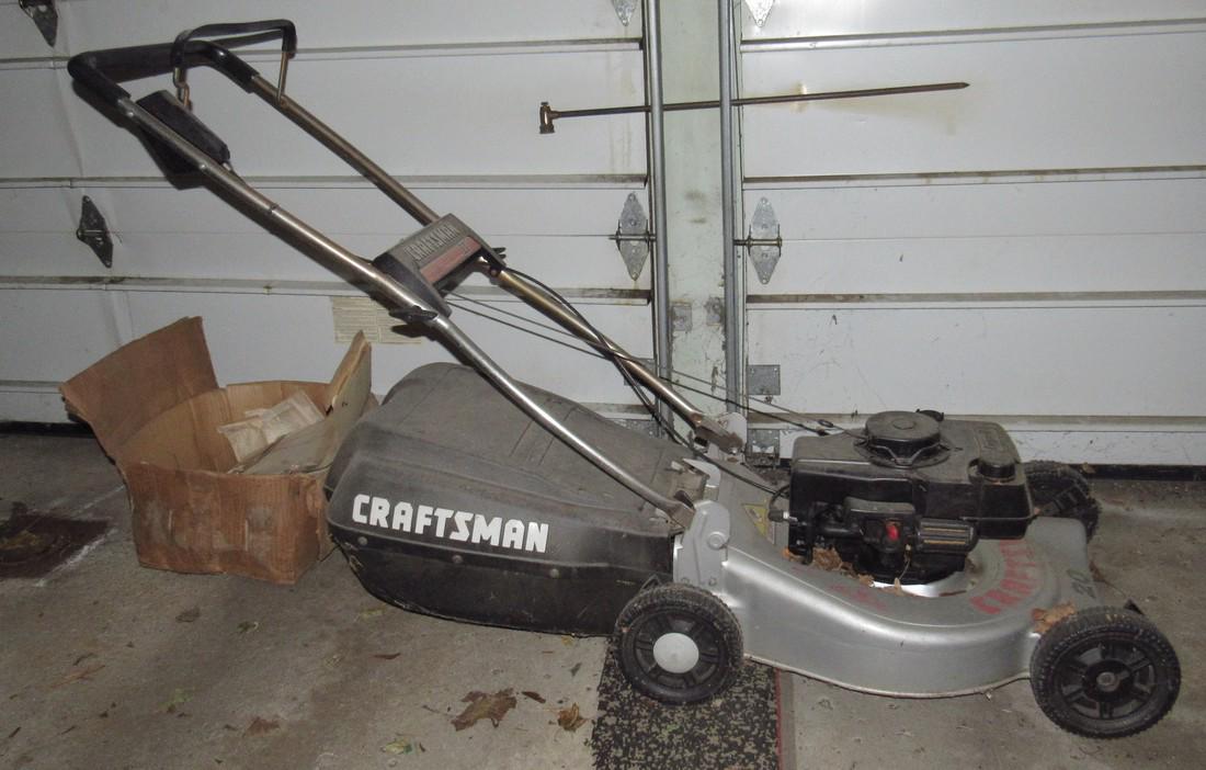Used craftsman push mower hot sale