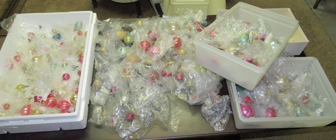 Large Table Lot of Antique Vintage Christmas Ornaments (1 of 7)