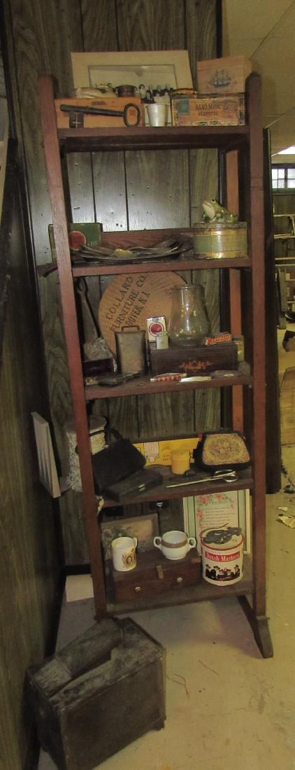 Contents of Shelf Advertising Tins & Misc (1 of 7)