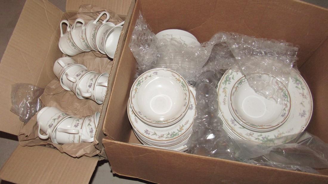 Bellegarden Citation China Dinnerware: Getting 2 boxes full. We do not check for any damaged pieces . Sold as is