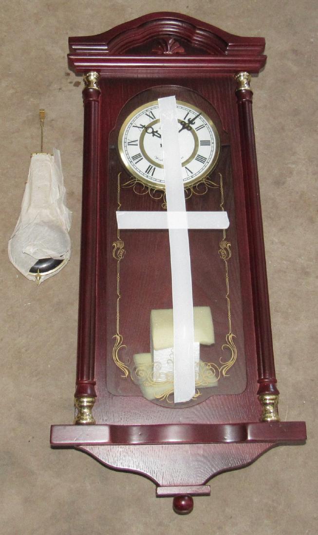New Daniel West Minster Chime Battery Operated Clock: Sold in untested condition