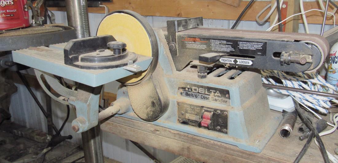Delta 4 inch Belt 6 inch Disc Sander: Works