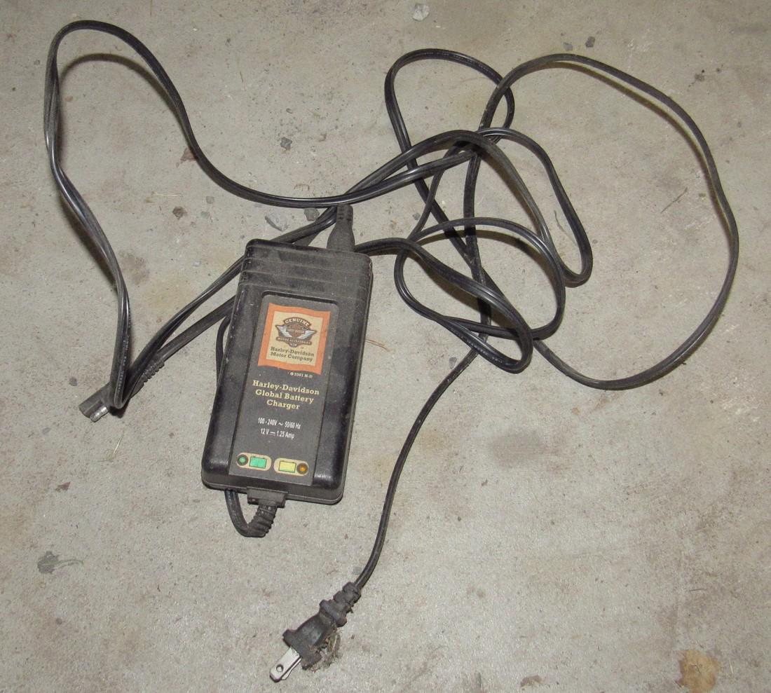 Harley Davidson Motorcycle Global Battery Charger: Sold in untested condition