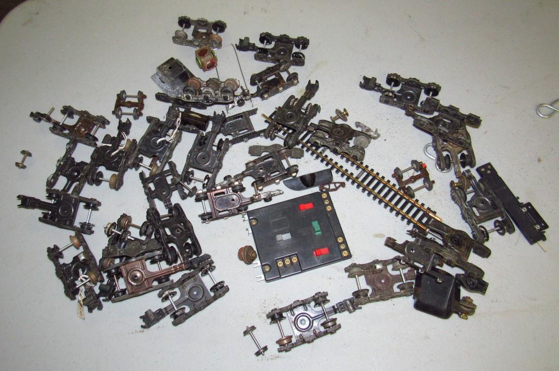 Train Truck and Misc Track Accessories: Getting all pictured on table