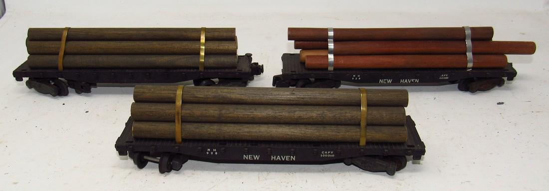American Flyer New Haven Log Cars 928: Getting all 3 pictured