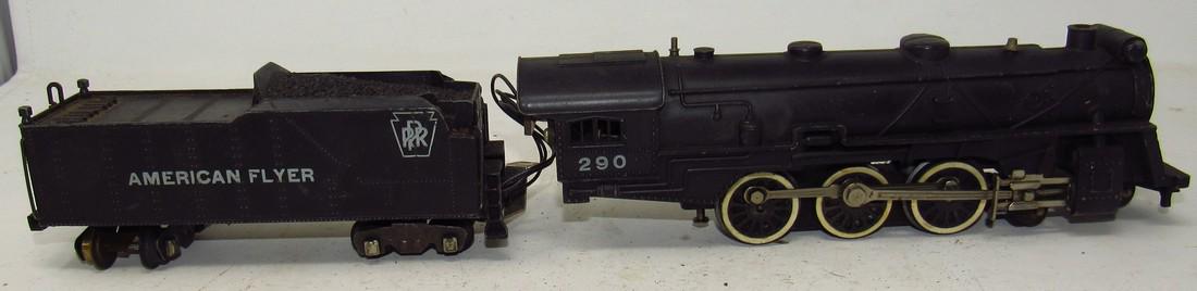 American Flyer 290 Steam Locomotive PRR Tender: Sold in untested condition