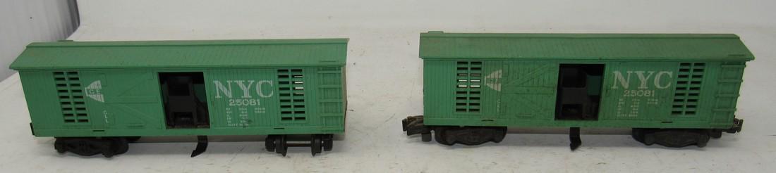 American Flyer NYC 25081 Hay Ejector Cars: Sold in untestec condition