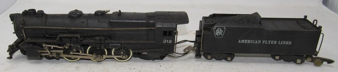 American Flyer 312 Steam Locomotive PRR Tender: Sold in untested condition