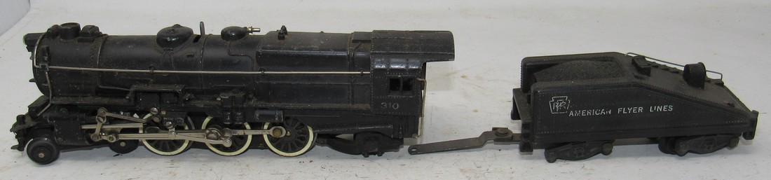 American Flyer 310 Locomotive PRR Tender: Sold in untested condition