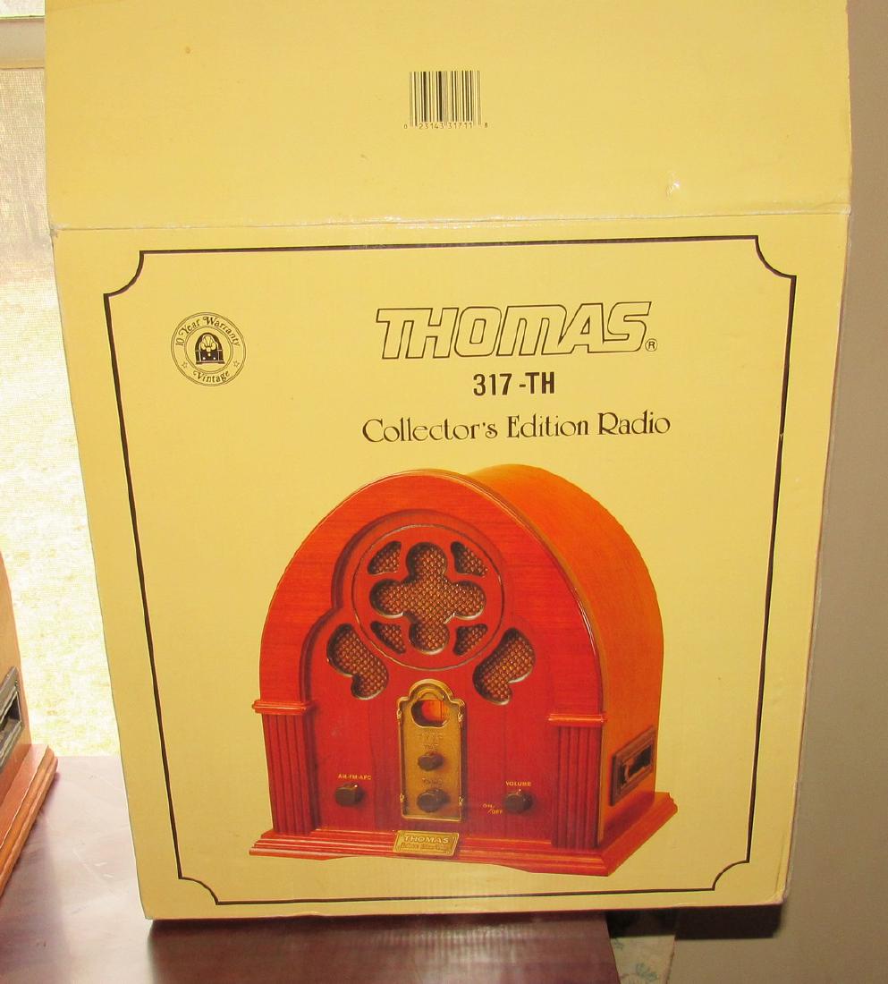 Thomas Collectors Edition 317 America Series Radio: Radio works good. Cassette untested. Was never used !