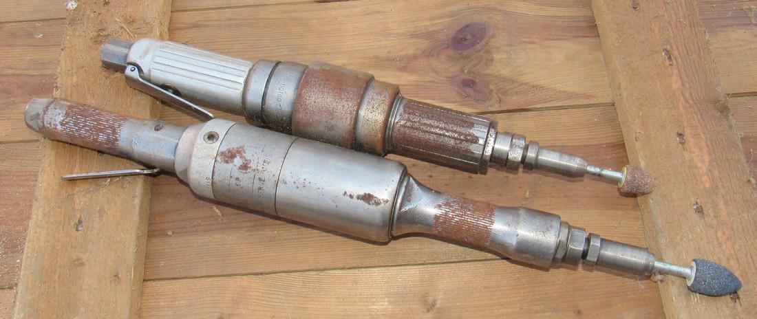 Denver and Dotco Pneumatic Grinding Tools: Sold in untested condition