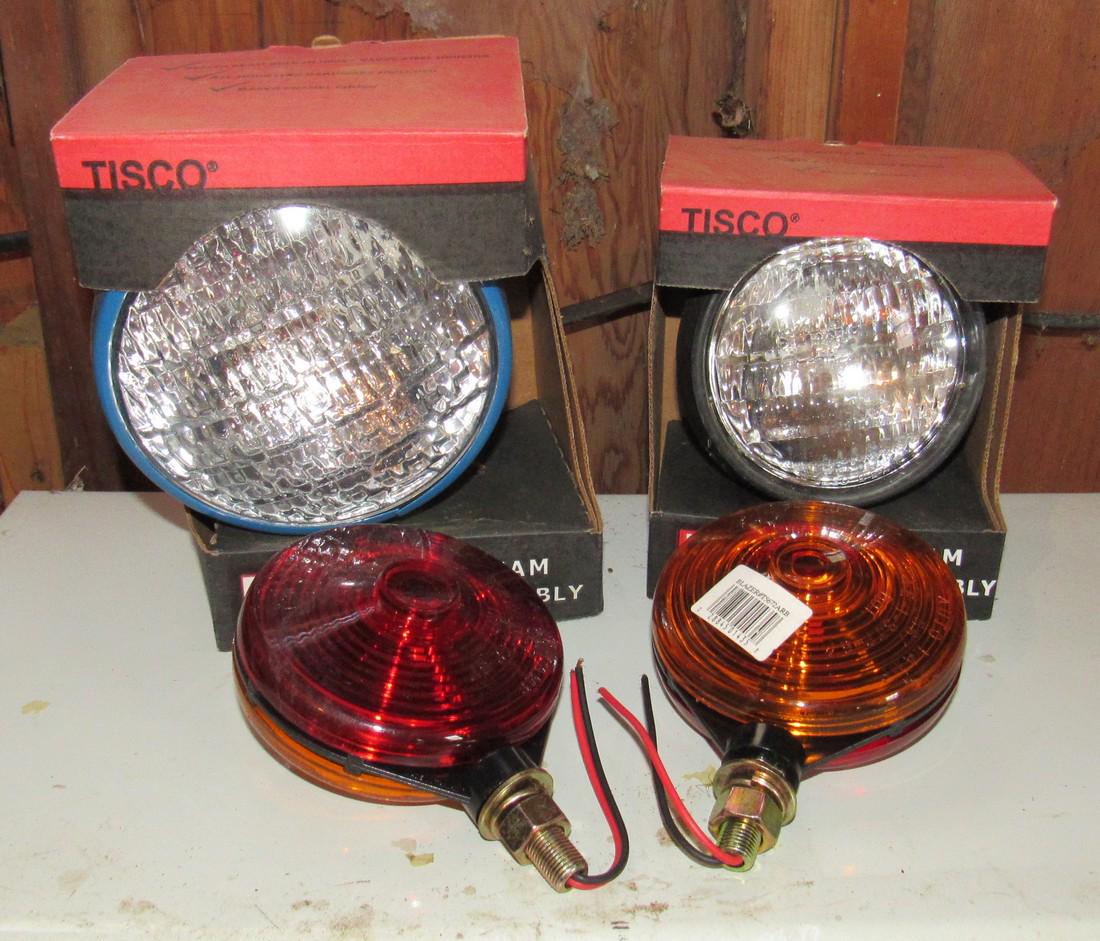 Sealed Beam Lamps and Marker Lights New !: Getting all 4 pictured.