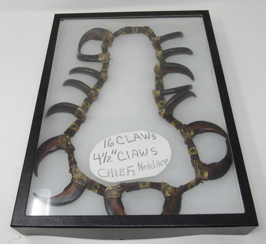 Indian Chief Style Claw Necklace (1 of 5)