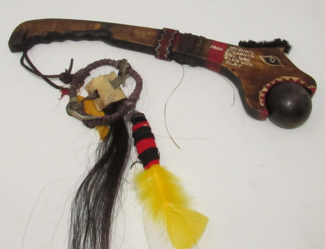 Indian Style Cannon BallWar Club (1 of 5)