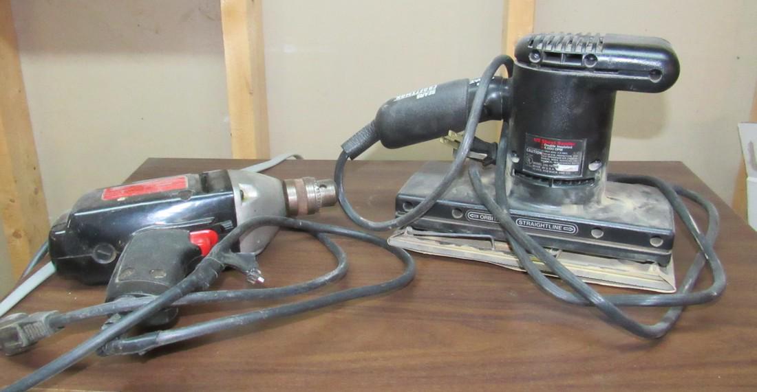 Craftsman 1/2 Sheet Sander 3/8 Drill: Both Work