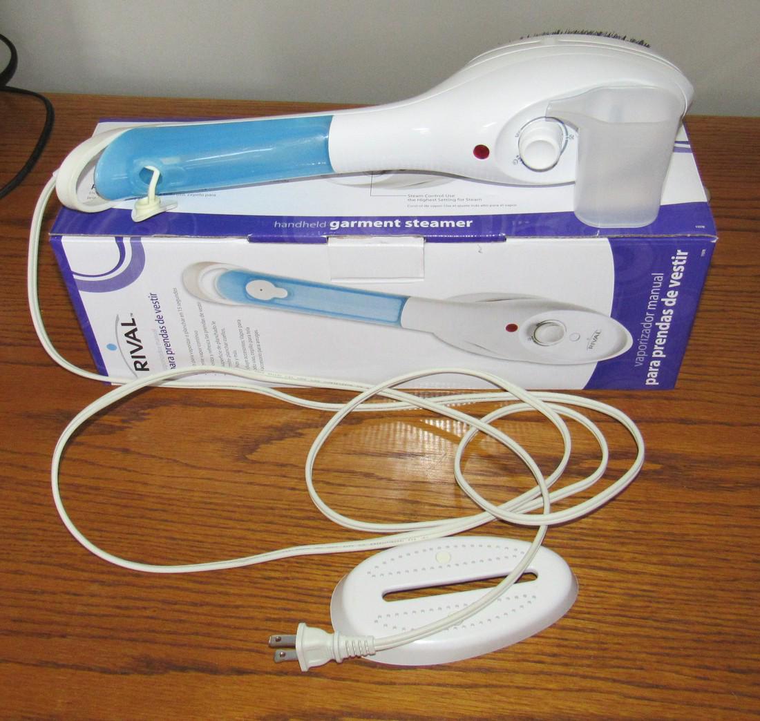 Rival Handheld Garment Steamer: Sold in untested condition
