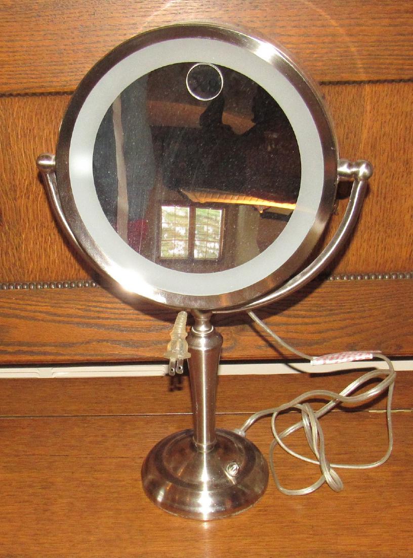 Looking Glass Magnifying Mirror: Approx 19" tall