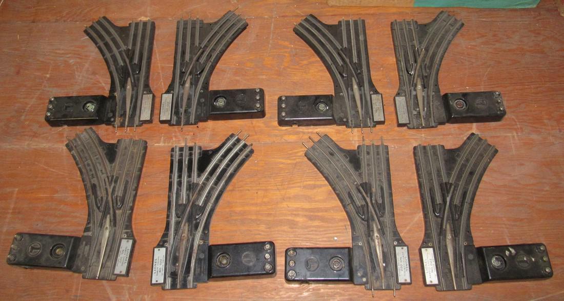 4 Pair Lionel 022 Switch Tracks: Getting all pictured