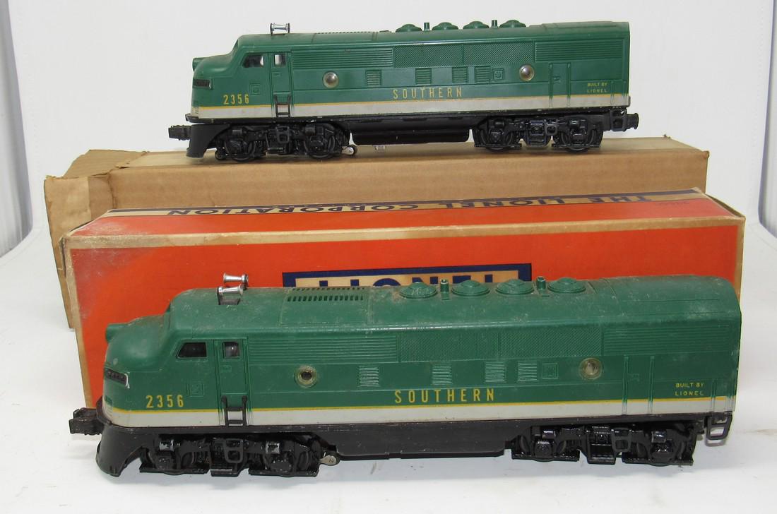 Southern Railway 2356P 2356c Diesel Lionel Units: Getting both pictured, with boxes pictured. Both boxes come with inserts.