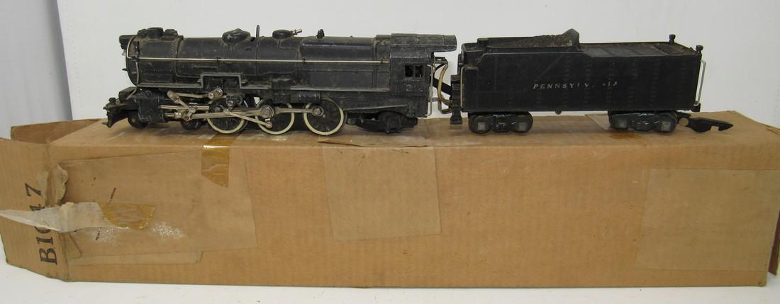 American Flyer 312 Steam Locomotive and PRR Tender: Getting all pictured. Box and corrugated padding included