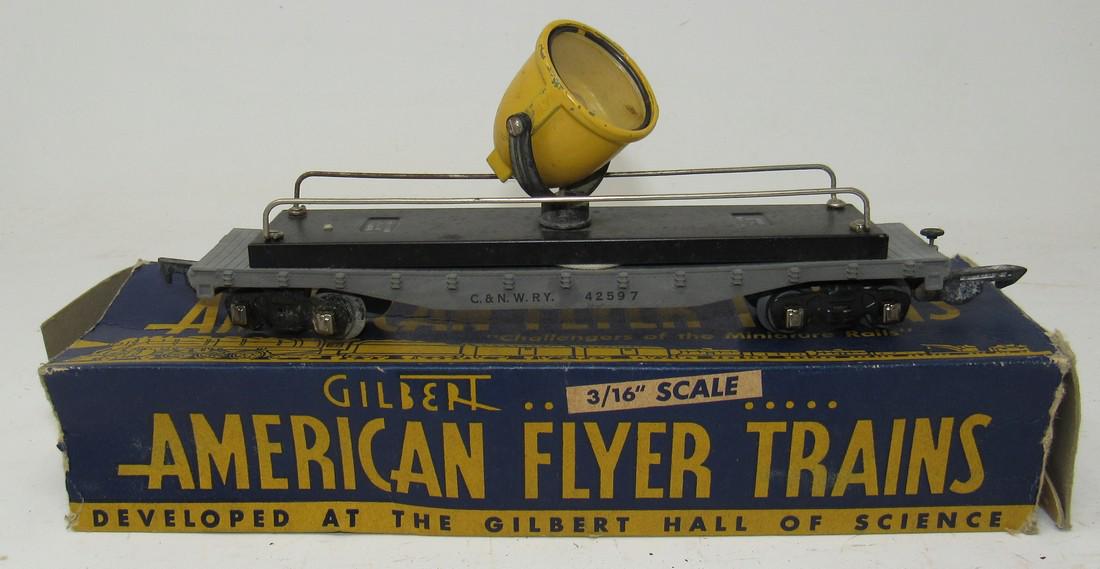 American Flyer 42597 Search Light Train Car: Box comes with it, but is for a circus flat car