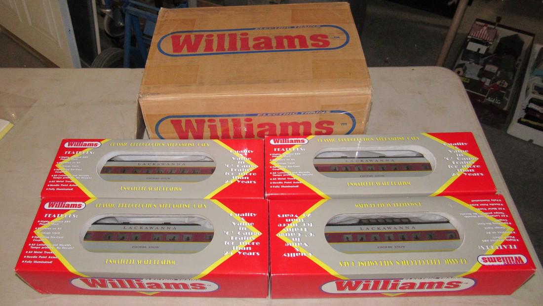Williams Lackawanna 0-27 Streamliner 4 Car Set: Stock # STR02707