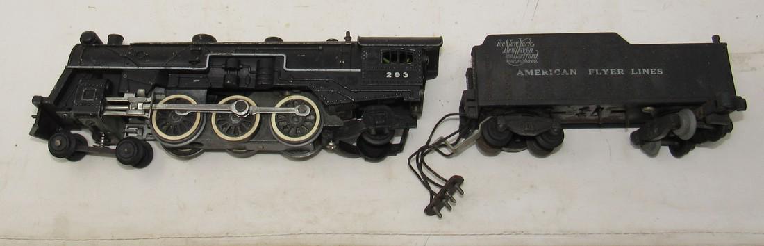 American Flyer 283 Steam Locomotive New Haven Tender: Getting both pictured