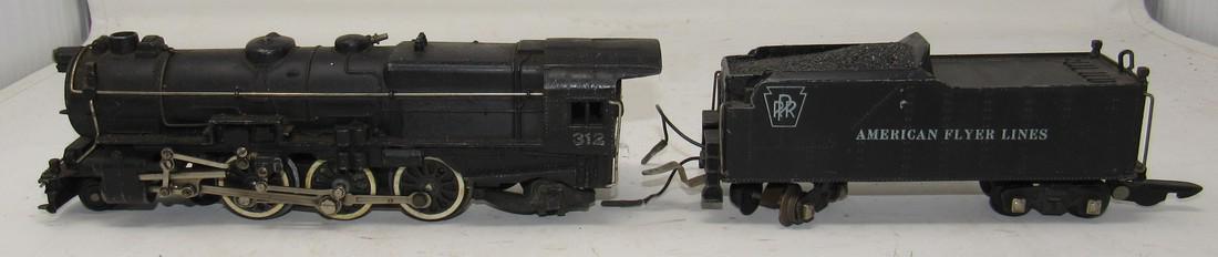 American Flyer 312 Steam Locomotive PRR Tender: Getting both as pictured.