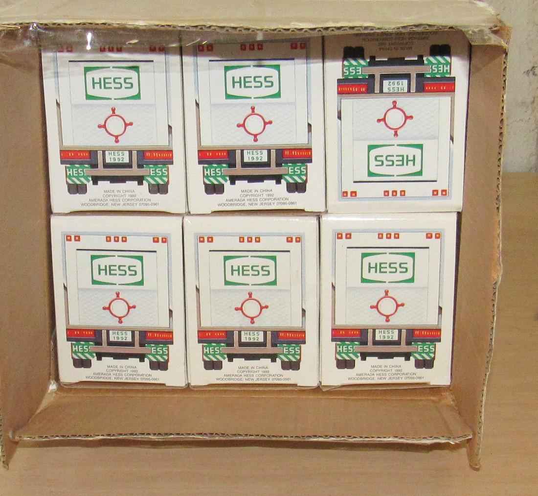 6 1992 Hess Trucks in Original Case: Getting all pictured