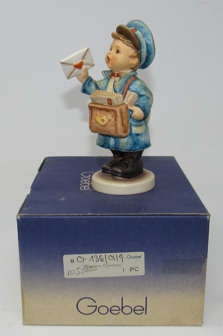 Goebel Hummel 119 Postman Figurine: Approx 5 3/4" tall.