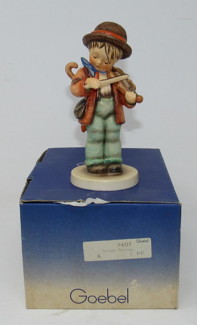 Hummel Goebel Boy Playing Violin: Approx 6 1/4" tall