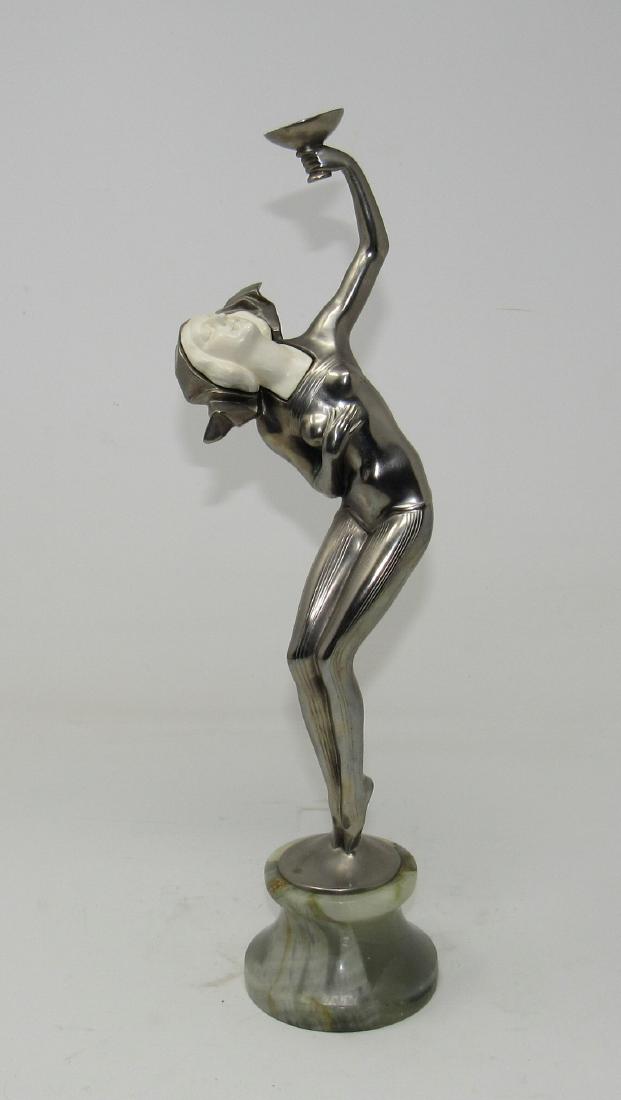 Peter Tereszczuk Bronze Sculpture: Approx 14 1/2" tall.