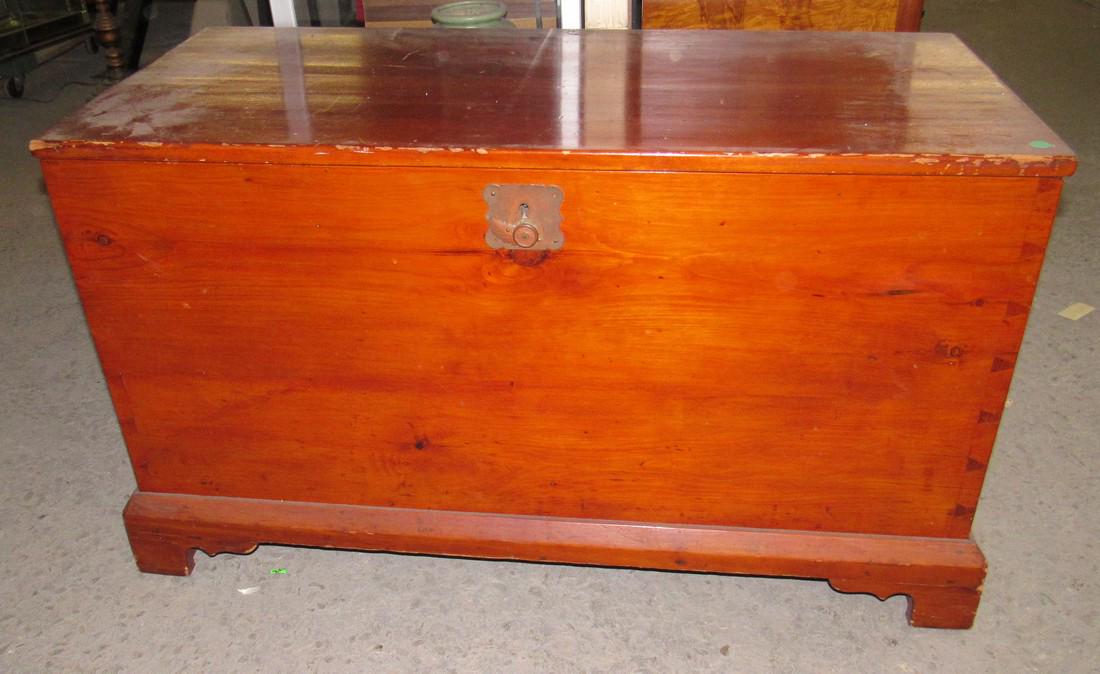 Blanket Chest: Approx 19 1/2" x 42 1/2" x 24 1/2" tall