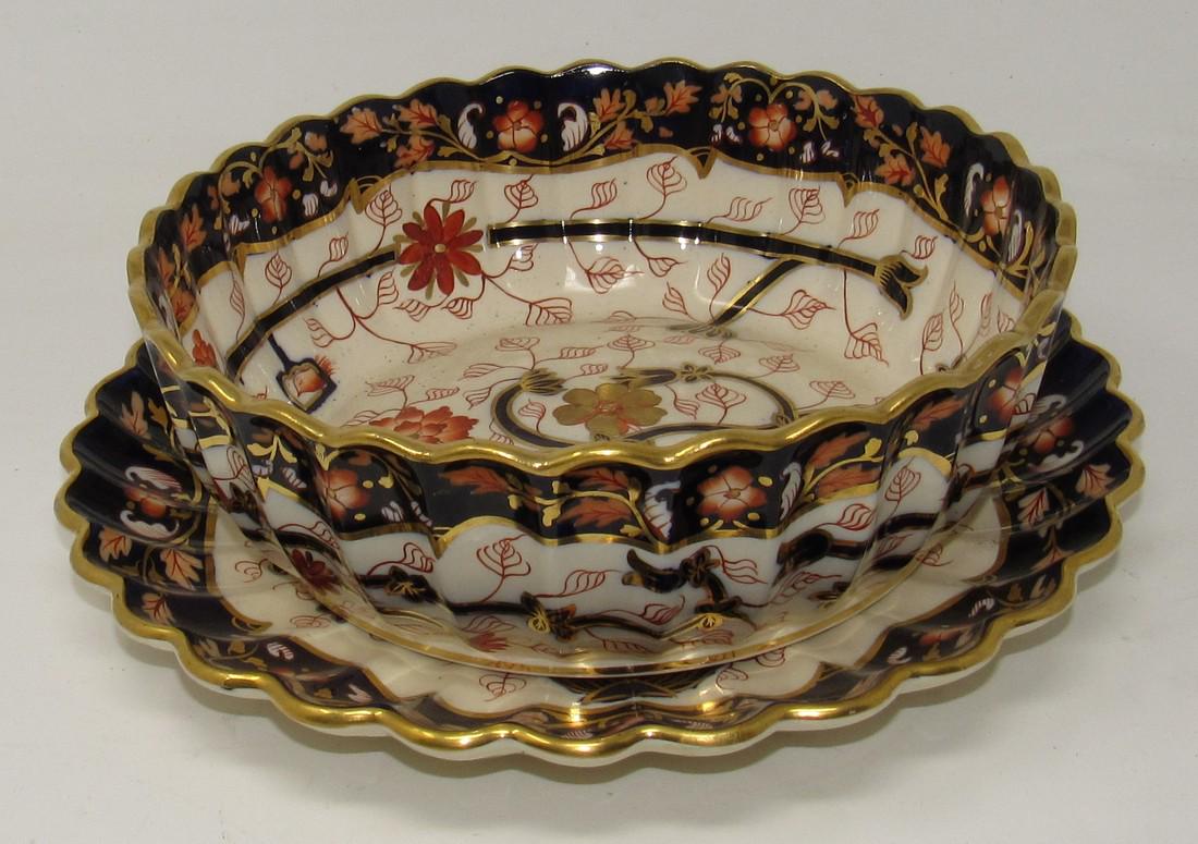 Copeland Spode Bowl and Tray: Bowl is approx 9 1/4" in diameter and 3 1/4" tall. Tray is approx 11" in diameter
