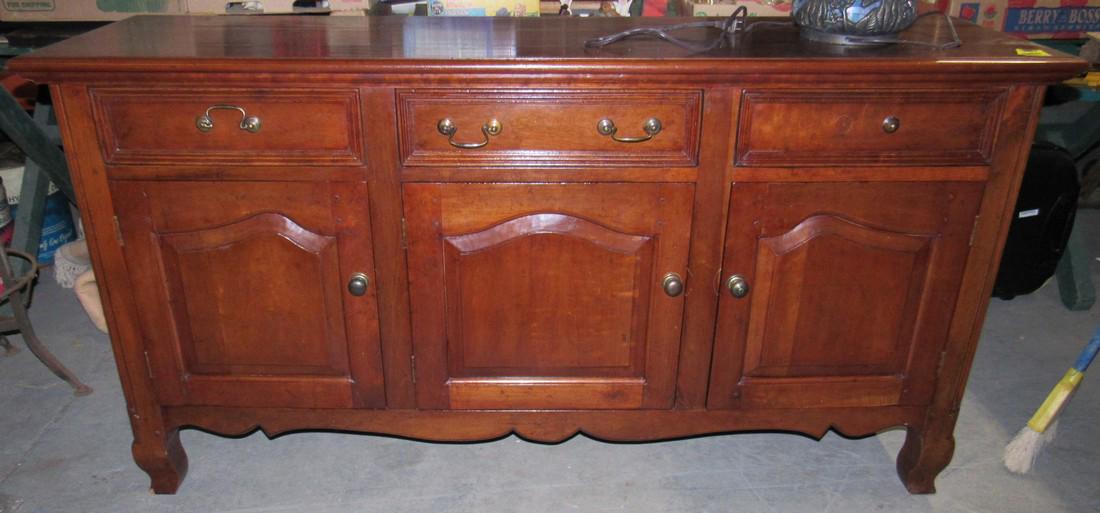 Sideboard: Approx 18" x 65" x 34" tall