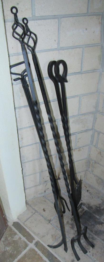 Fireplace Tools: Approx 45" long