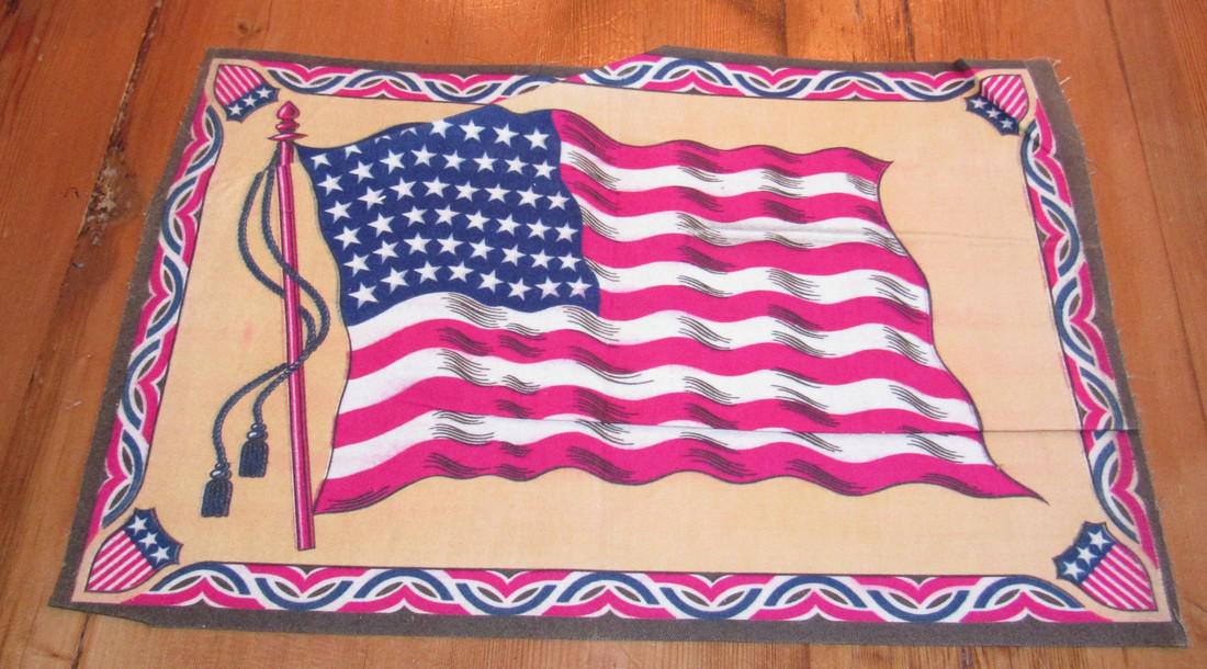 American Cigar Flag: Approx 10 1/4" x 15 1/2"
