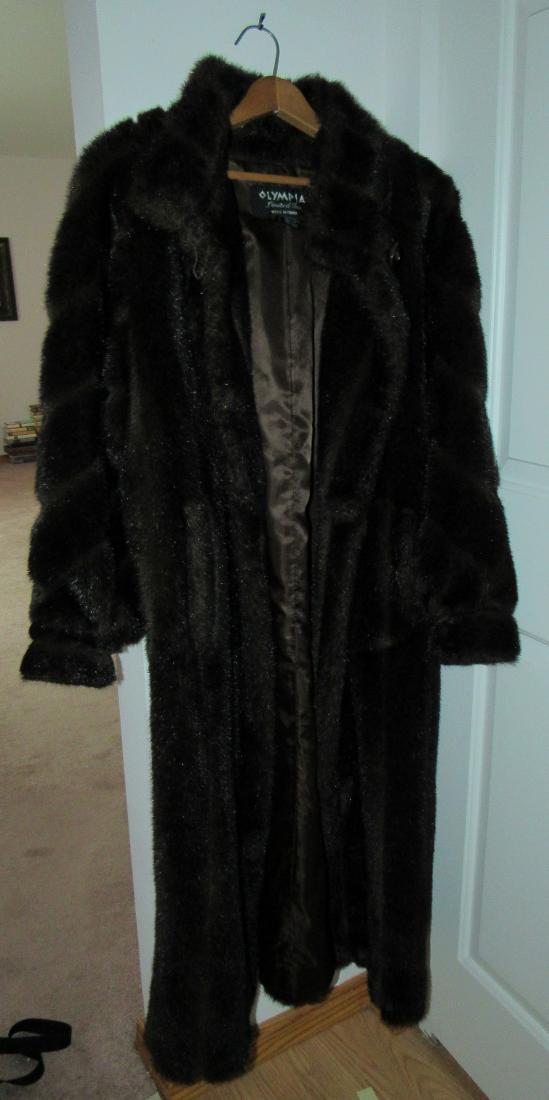 Olympia Size Small Fur Coat: Size small