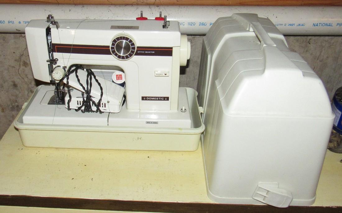 Domestic Sewing Machine: Comes with all pictured