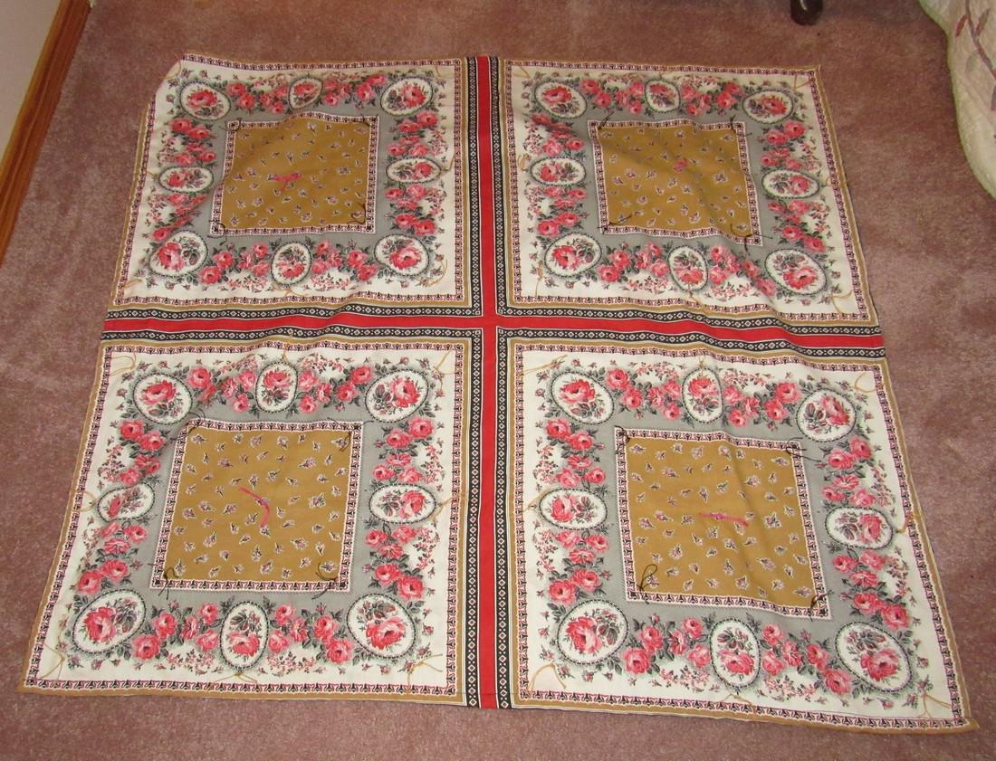 Crib Quilt: Approx 39" x 42"