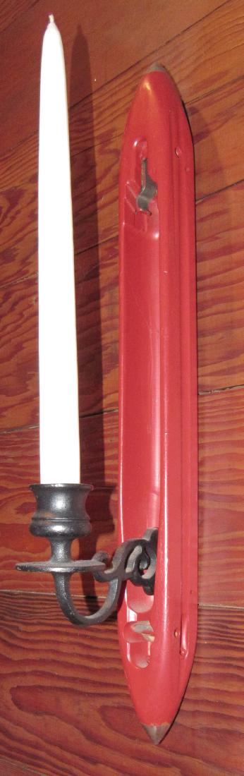 Sewing Candle Sconce: Approx 18" long