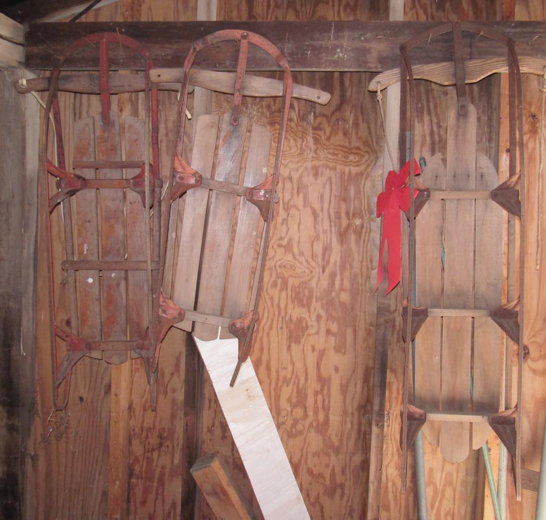 3 Vintage Sleds: Getting all 3 pictured