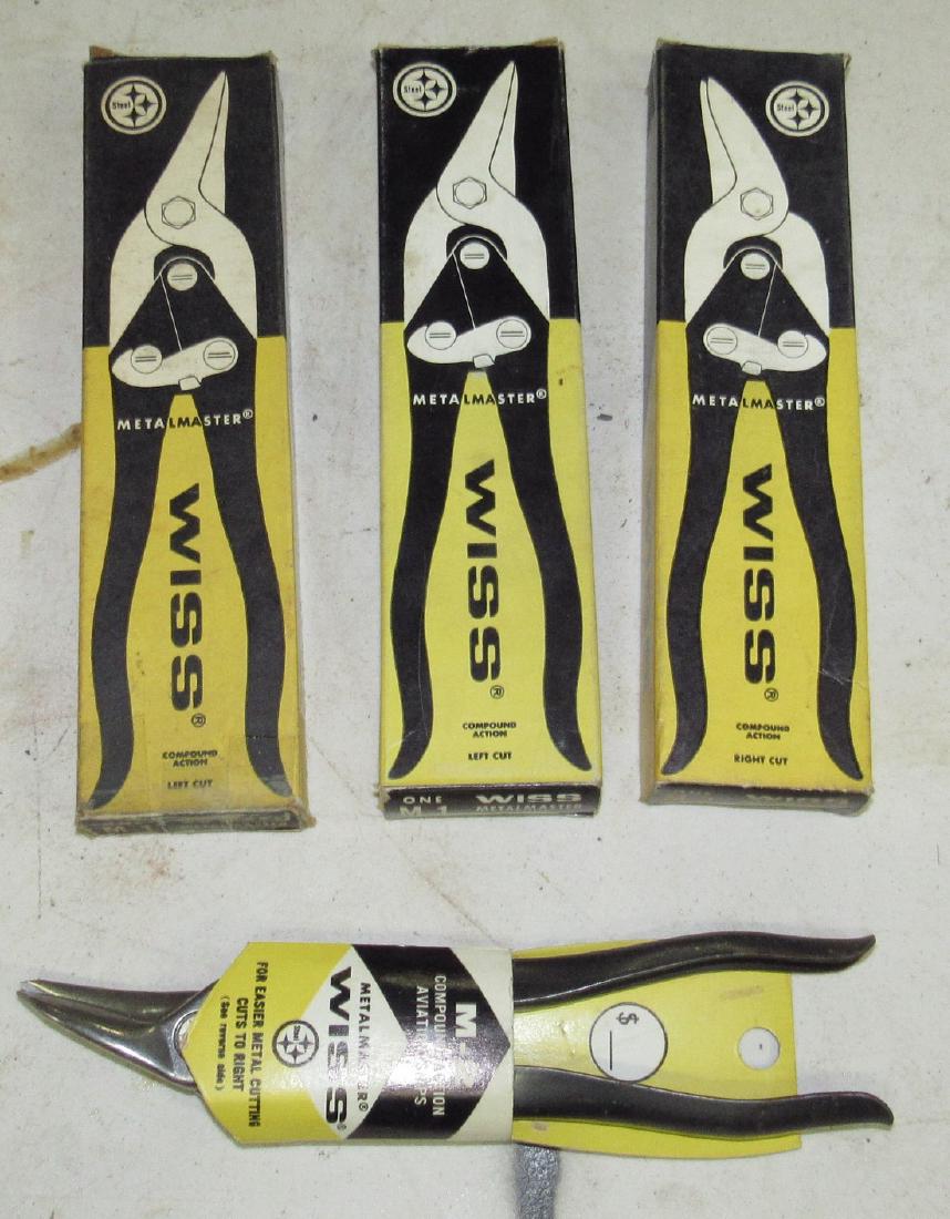 3 New Old Stock Wiss M1 M2 Aviation Snips: Getting all 3 pictured