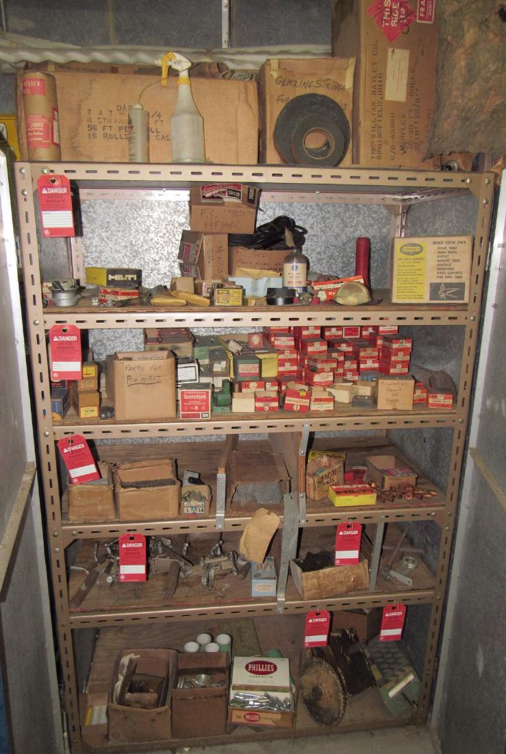 Ramset Fasteners Drivepins Hardware Parts Lot: Lot includes everything in and on top of cabinet. Cabinet is NOT included