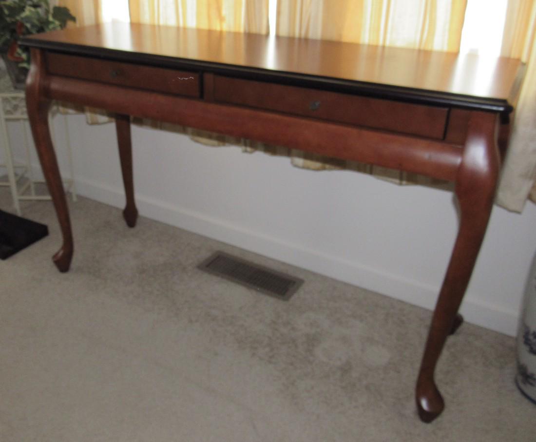 Bombay Style 2 Drawer Sofa Table: Approx 16" x 48" x 30" tall